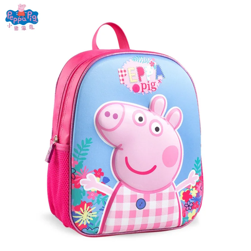 Peppa Pig George School Bag Coin Purse bag Toys Doll Kids Girls Bag Backpack Wallet Phone Bag Children Toys Free Delivery - Цвет: 4