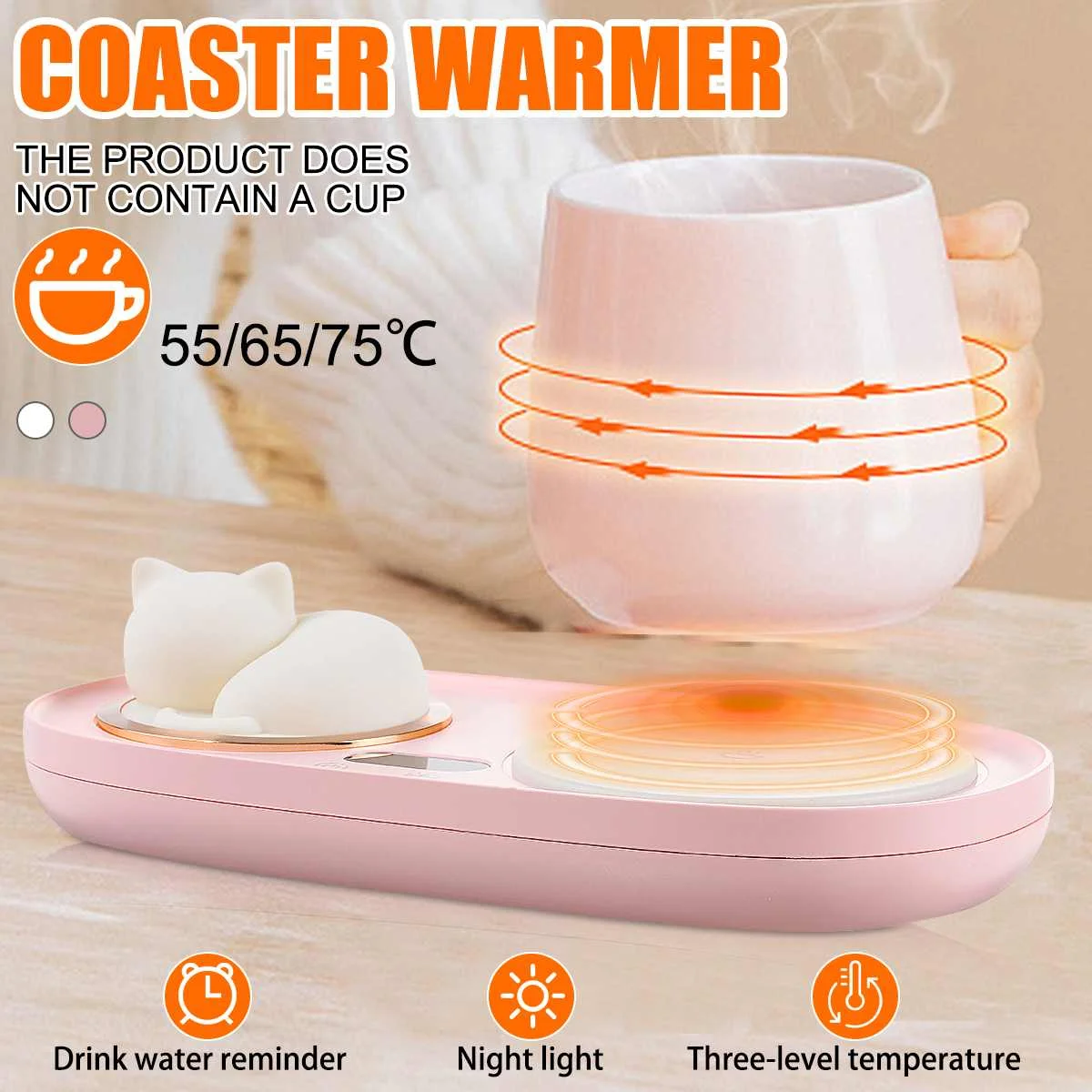 Smart Coffee Mug Warmer for Milk Tea Water Cocoa Cup Warmer