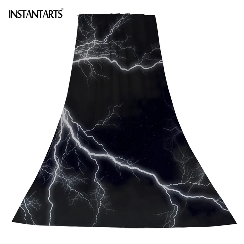 HK7082 INSTANTARTS быстросохнущее пляжное купальное полотенце s Cool Fire Lightning из микрофибры и хлопка Toalla для взрослых, мягкое эластичное банное полотенце для спортзала - Цвет: HK7082