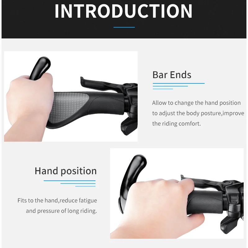 Non-slip MTB Bicycle Grips Ergonomics Bike Handlebar Covers