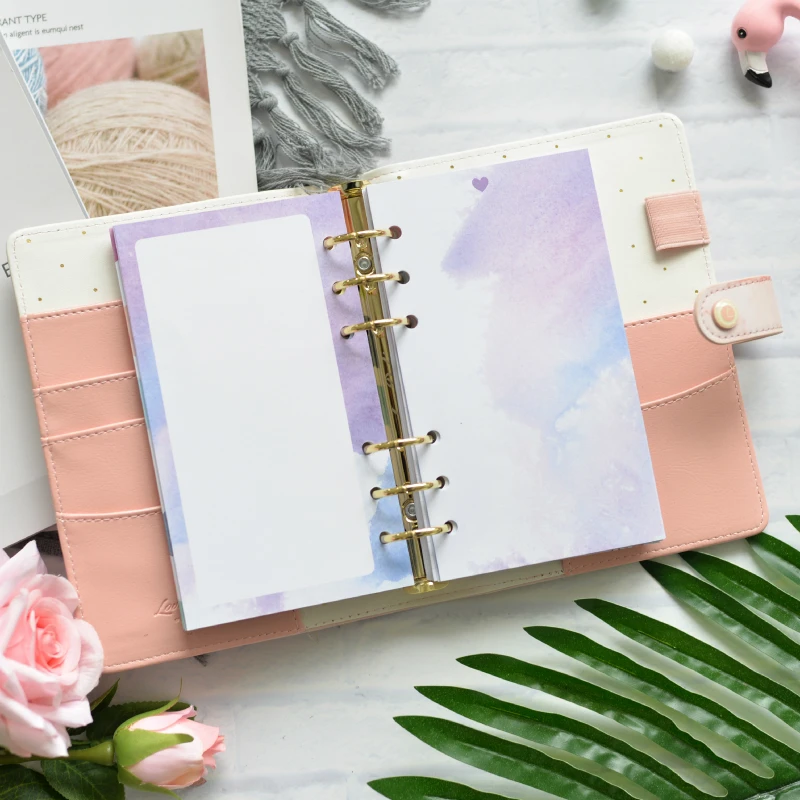 Планировщик Lovedoki A5A6 сменный стержень для блокнота на спирали Filofax Dokibook с 6