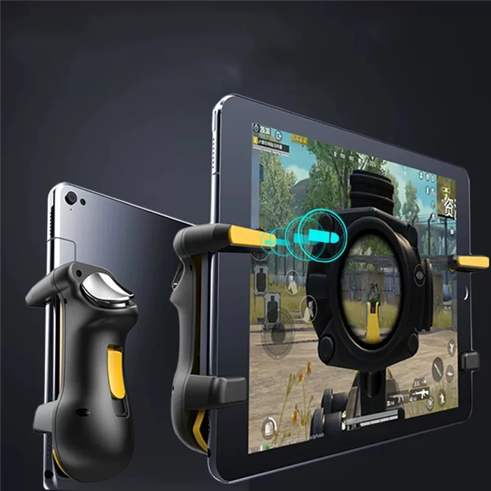 Pubg Mobile Game High Sensitive Tablet Game Controller Fire Button Automatic Press Aim Key Triggers For Ipad Tablet Accessories Replacement Parts Accessories Aliexpress