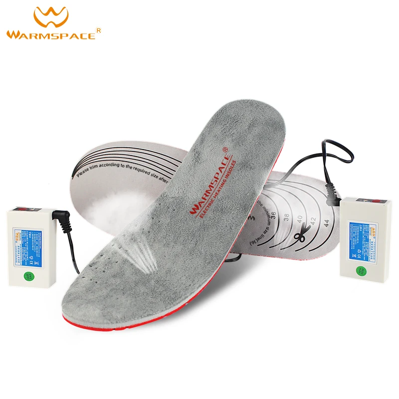 Электрические Подогреваемые стельки WARMSPACE с перезаряжаемой литиевой батареей