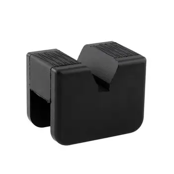 

Rubber Floor Jack Pad Slotted Frame Rail Guard Adapter Car Automobile Repair Classic Colors and Simple Durable Design