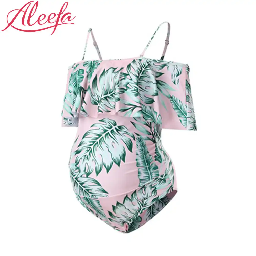 maternity swimwear with skirt bottom