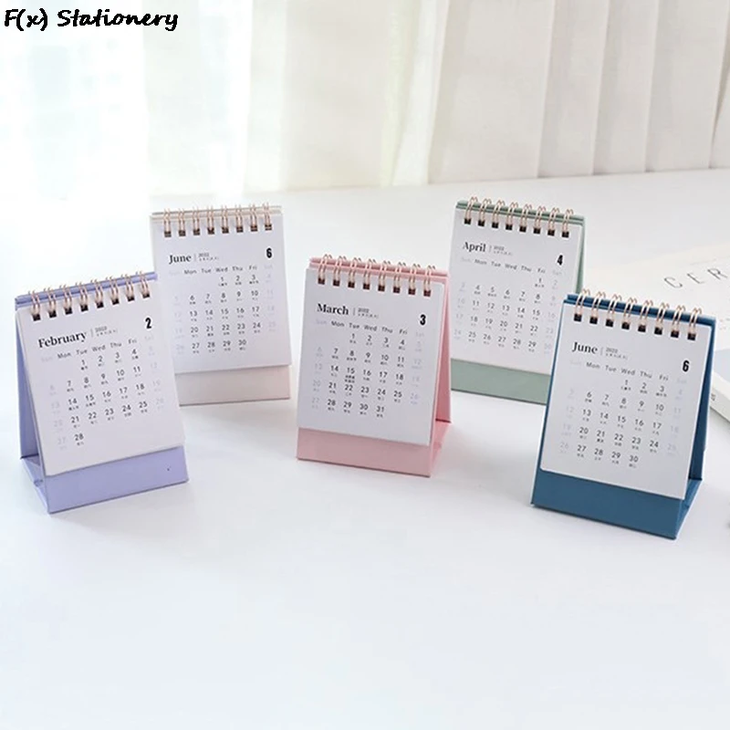 2020 Drawing Desktop Paper Calendar Mini Multi-function Scheduler Table Planner/ 