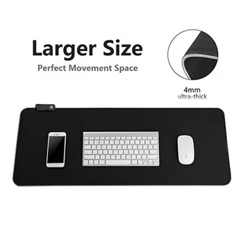 

RGB Colorful Illuminated Gaming Mouse Pad Keyboard Pads PU Non-slip Rubber Mat For Better Game Office Experience