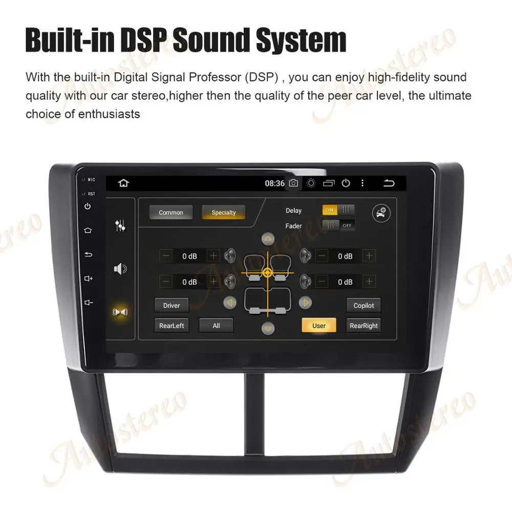 Android 10.0 6+128G 360 CAM For Subaru Forester WRX 2008-2014 Car Radio GPS Multimedia Player Carplay Auto Navigation Head Unit