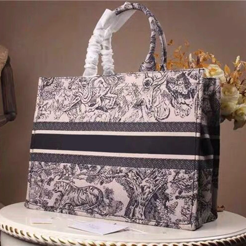 

2019 Canvas Bags Handbags Women Famous Brands Handbag Brief Shoulder Bags Large Capacity Designer Handbags Book Tote Clutch Bags