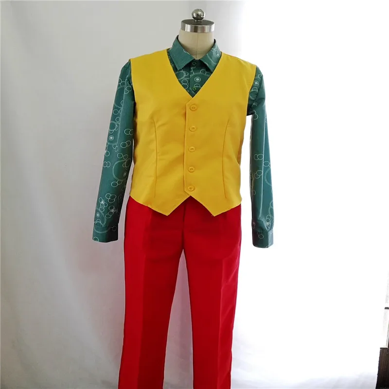 new cosplay Joker Joaquin Phoenix Character high quality clothing Halloween makeup party, male, female suit Cotton Suit