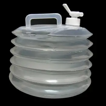 

Portable 10L Folding Bucket Outdoor Camping Handle Collapsible Water Bucket Bottle Container For Outdoor Sports Can Storage New