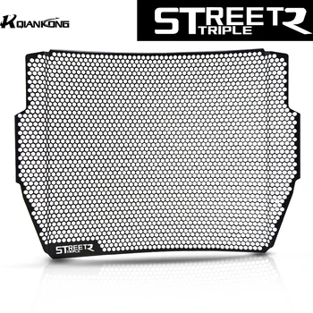 

Motorcycle Accessories Radiator Guard Grille Cover Protector CNC For Triumph Street Triple R S RS 2017 2018 2019 StreetTriple