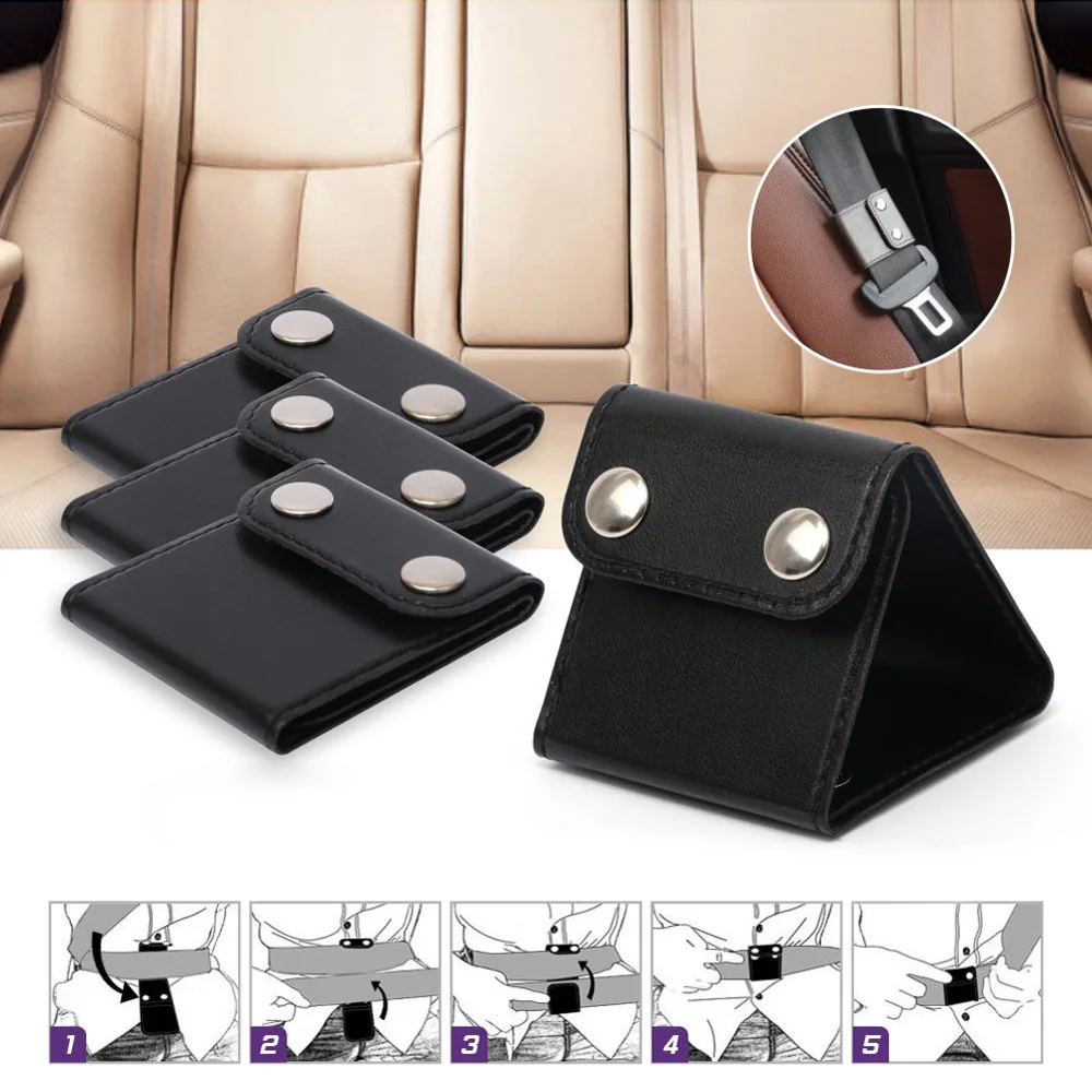 

2 Pcs / Set Car Seat Belt Adjuster Shoulder Neck Strap Positioner Clip Protector