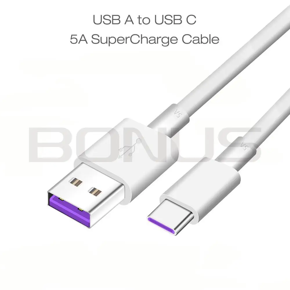 

SuperCharge 5A USB C Cable For Huawei USB A to Type C Cable Super Fast Charge Cable for Huawei, 10pcs/Lot Free Shipping No Box