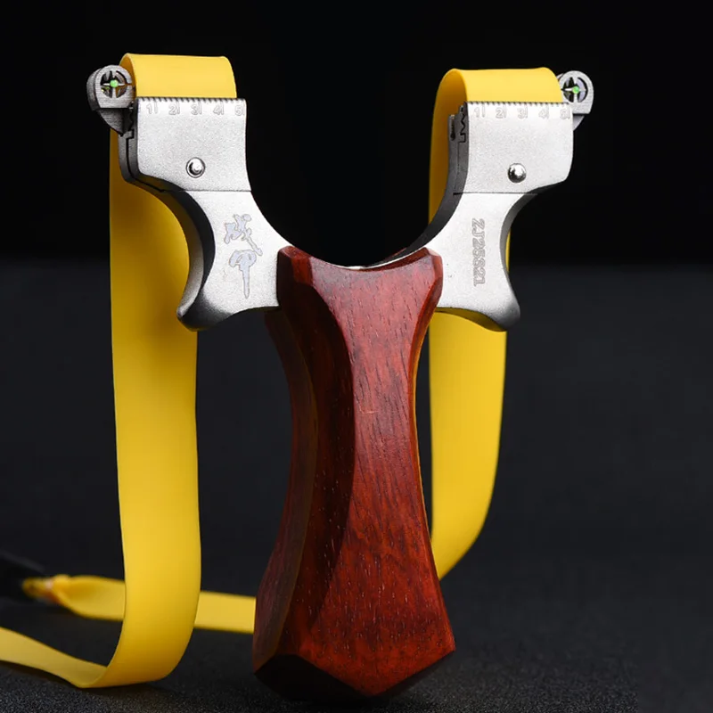 Профессиональный охотничья Рогатка Нержавеющая сталь катапульта головы +