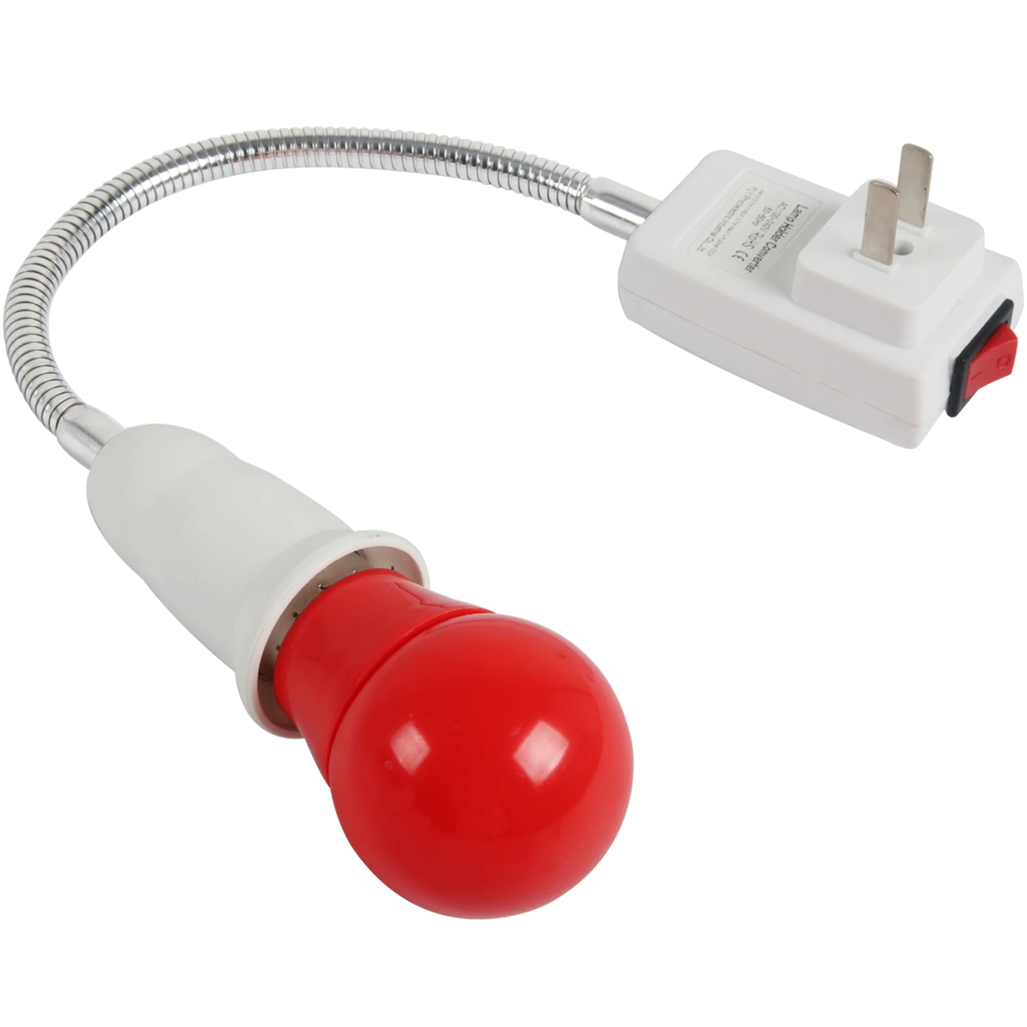 eTone Darkroom Safe Light Lamp with Switch 360 Degree Wall Desk Light E27 LED Screw Mouth UK/US