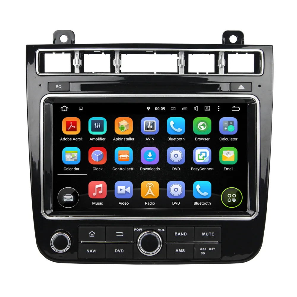 Восьмиядерный ips экран Android 9,0 автомобильный DVD gps Радио Навигация для VW Touareg- с 4G/Wifi, DVR OBD 1080P