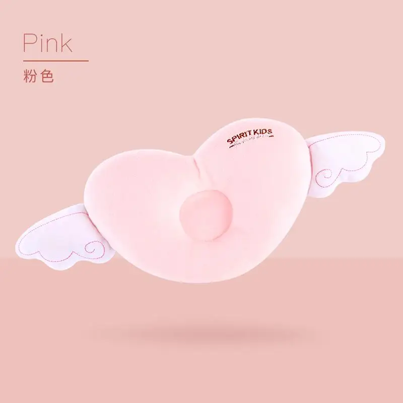 Spritkids детская подушка Подходит для наклонной головы новорожденного в форме подушки, четыре сезона дышащая 0-june - Цвет: pink
