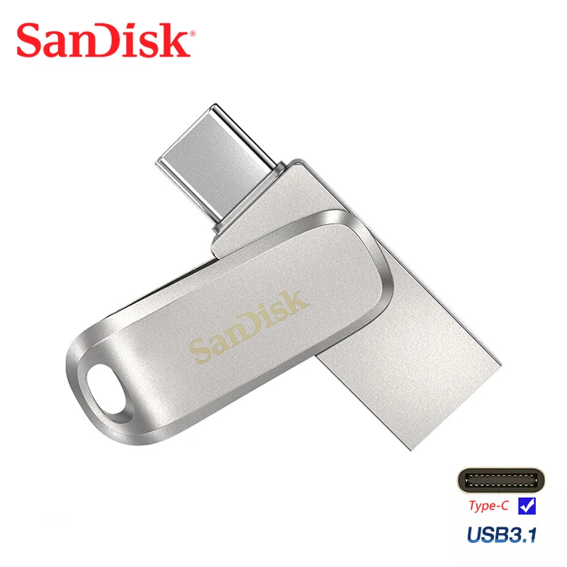 Sandisk SDDDC4 Тип-C Ultra Dual OTG 64 Гб оперативной памяти 32 встроенной USB3.1 256 ГБ 128