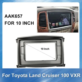 

Car Radio Panel Adaptor Refitting Kit frame For-TOYOTA LAND CRUISER 100 VXR 2003-2008 Car Audio panel dash Installation Mount