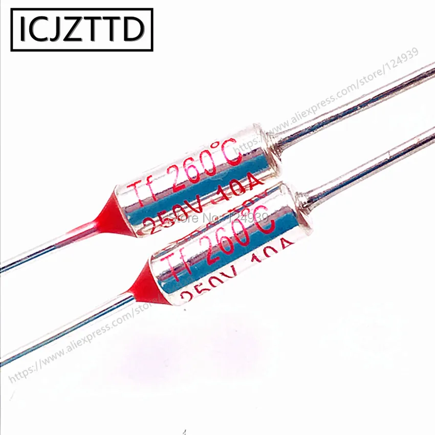 Metal fuse CCC RY 250V 10A TF 260 Celsius Degrees Temperature Thermal Fuse 260C Eletric Rice Cooker Microwave | Обустройство дома
