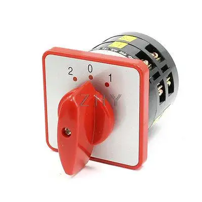 AC 220 V/380 V 5A 12 терминалов блокировки Cam комбинированное переключающее устройство