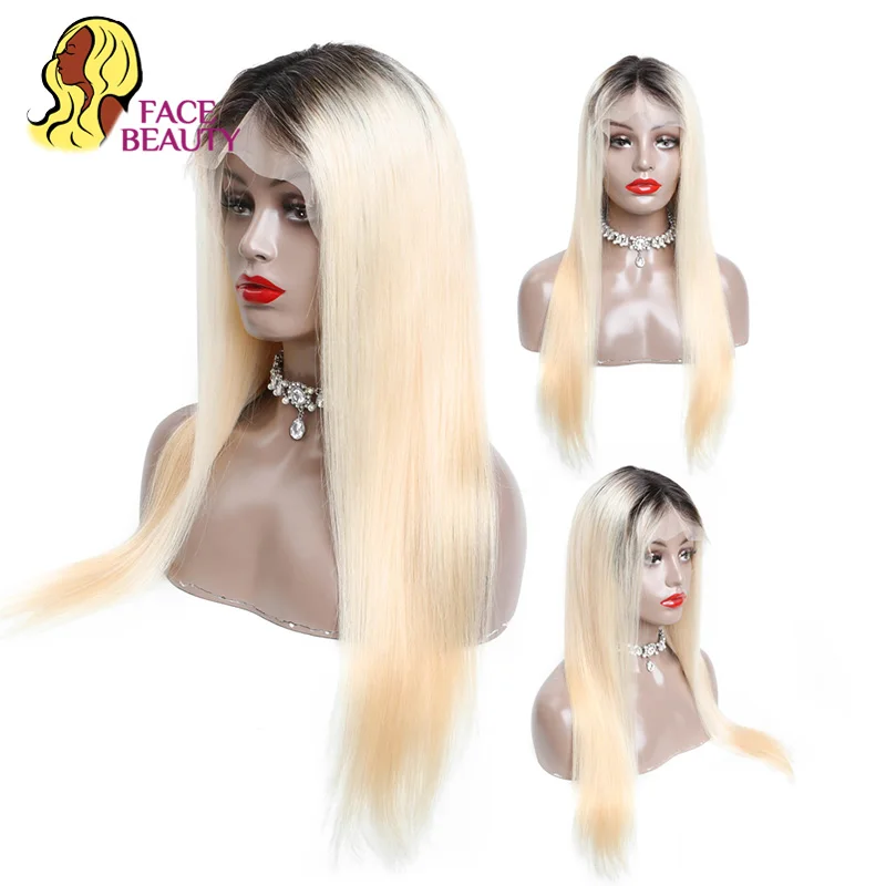 Парик Facebeauty со светлыми кружевами спереди отбеленные узлы с предварительно