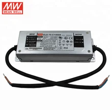 MEAN WELL ELG-75-C1400A-3Y 75W 1400mA 27~ 54V светодиодный драйвер постоянного тока 110 V/220VAC 61 vdcводонепроницаемый регулируемый светодиодный источник питания