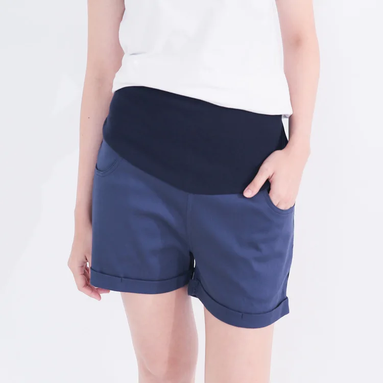 

2019 Spring Summer New Style Casual Shorts for Pregnant Women Nursing Versatile Maternity Pants Large Size Dress Refreshing xia