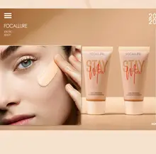 Base De maquillage mat Focallure, Fond De Teint mat, contrôle De l'huile, cosmétiques, TSLM1