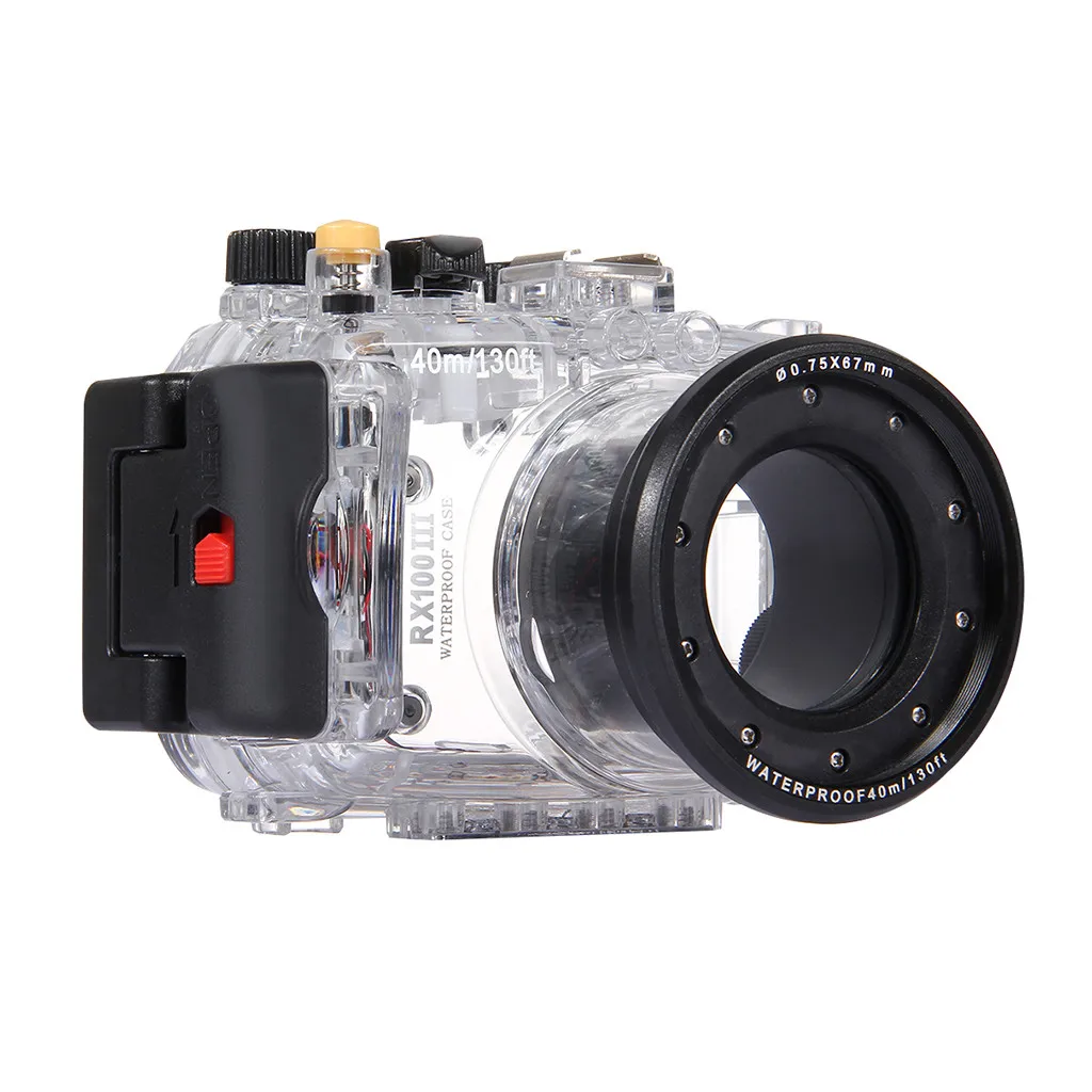 Чехол для камеры, портативный спортивный чехол для SONY RX100 III, 40 м, для подводного плавания, дайвинга, водонепроницаемый чехол для камеры для плавания, дайвинга