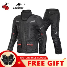 LYSCHY spodnie motocyklowe wiatroszczelne spodnie motocyklowe z ochrona na kolana biegów poręczne spodnie motocrossowe spodnie do jazdy na 4 pory roku