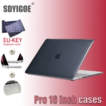 Для macbook pro16 чехол s A2141 чехол для ноутбука прозрачный защитный чехол для ноутбука полная защита 16 дюймов матовый прозрачный жесткий чехол