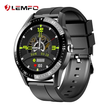 

LEMFO Smart Watch Men HD Full Touch Display Bluetooth Call Heart Rate Monitor IP67 Waterproof For Android IOS Phone Smartwatch