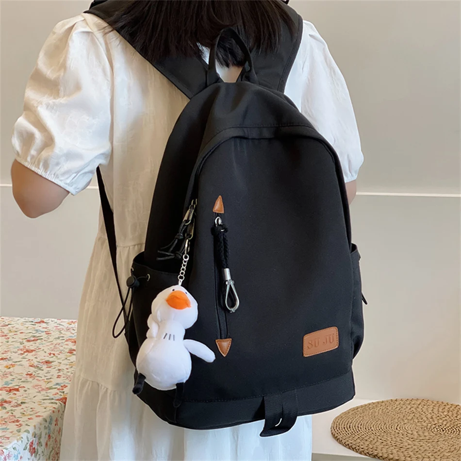 

Women Fashion Designer Backpack Purses High Quality Bagpack Soft Nylon School Bag for Teen Girls Student Large Capacity Mochila