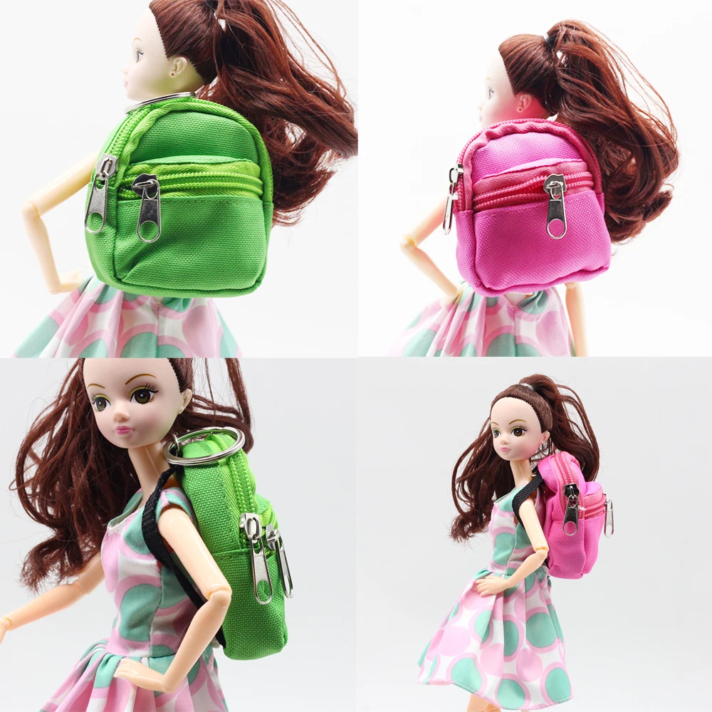 DOD BJD Dolls Bag Accessories Mini 1/6 1/8 BJD Doll Toys Backpack Cute Children Gifts Accessories doll bag toys