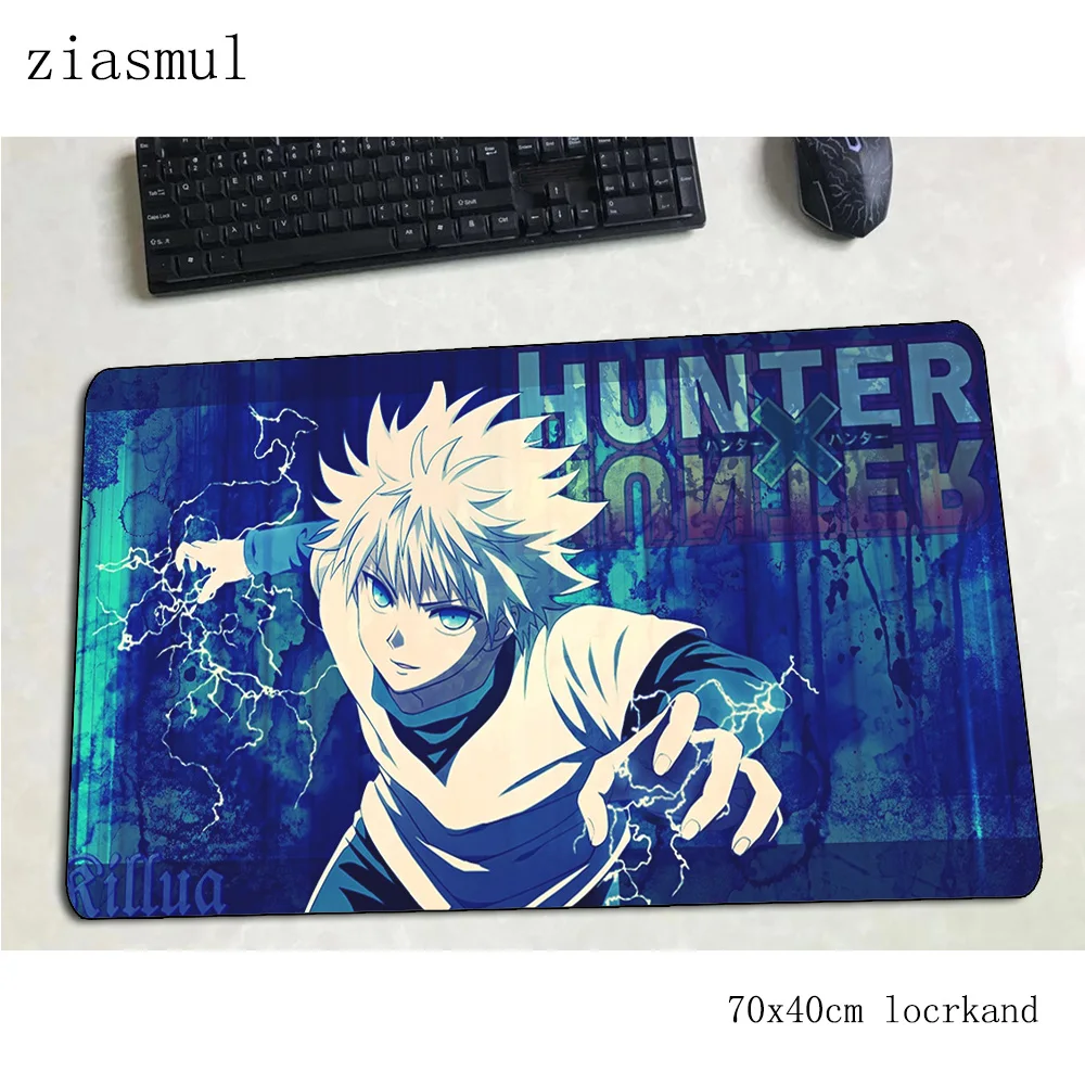 Hunterxhunter коврик для мыши 700x400x3 мм игровой коврик для мыши большой коврик для геймера HD шаблон компьютерный стол Клавиатура со встроенной мышью модные игровые коврики