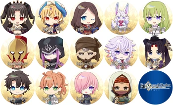 

Anime Fate Grand Order Absolute Demonic Front Babylonia Badges Pin 15 Pieces Schoolbag Backpack Decorate 5.8CM(2.3") Badge020