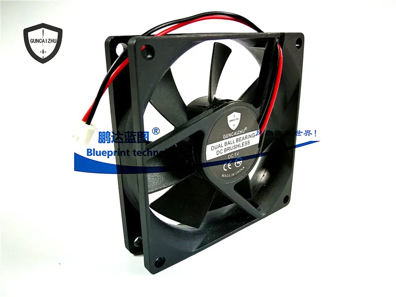 New GUNCAIZHU 8020 8CM cm large air volume 80*20MM 5V0.4A chassis cooling fan