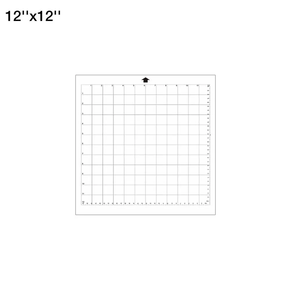 1" Сменный коврик для резки съемный прозрачный клейкий коврик с измерительной сеткой для silhouette Cameo плоттер - Цвет: 12 x 12