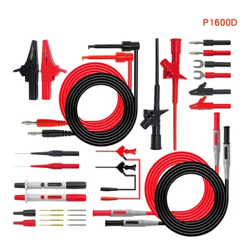

Cleqee P1600C/D/E/F Pluggable Multimeter probe test kit automotive probe set Test hook Compatible with