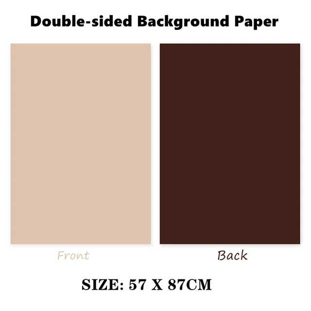 Photography Backdrops Photo Wallpaper 57*87cm 2sides Solid Color Background Paper Props For Photo Studio Shoot Product Cosmetics Background 20