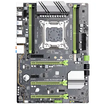 

Black X79-P3 Gaming Motherboard, LGA 2011 ATX Support for Xeon Core CPU 4 X 32GB 128GB DDR3 RAM Memory PCI-E X16 for Deskt