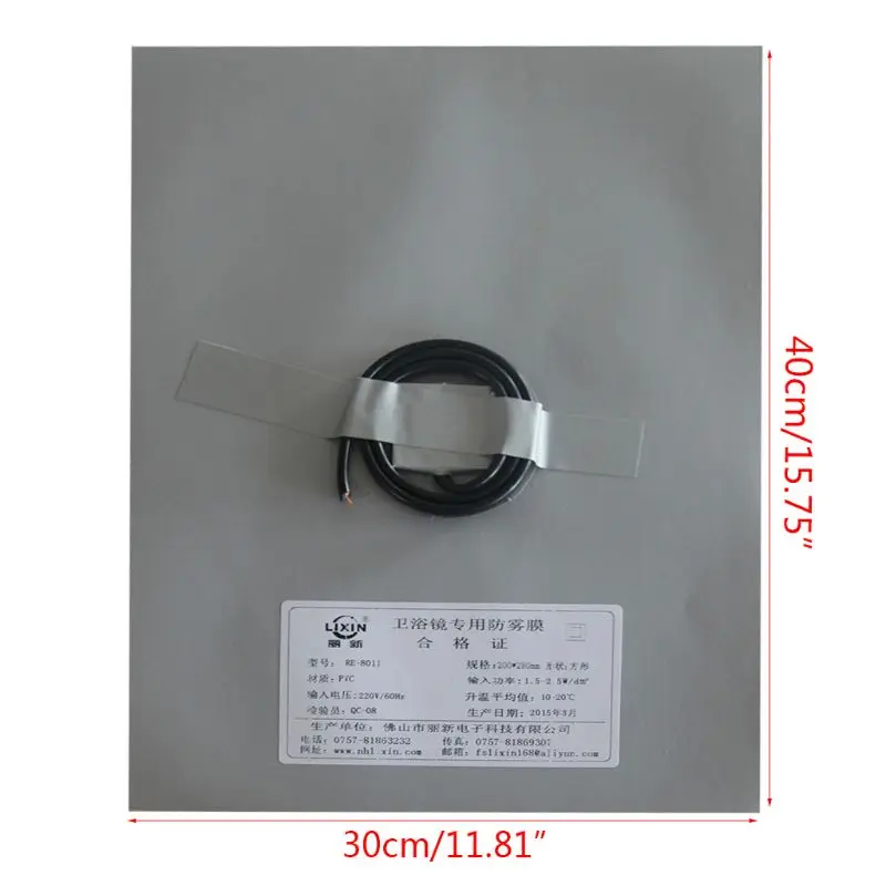 Bathroom Mirror Protective Film Anti Fog Window Clear Waterproof Electronic Heating Film for Shower Room Makeup Mirror makeup mirror bathroom mirror anti fog film shower mirror