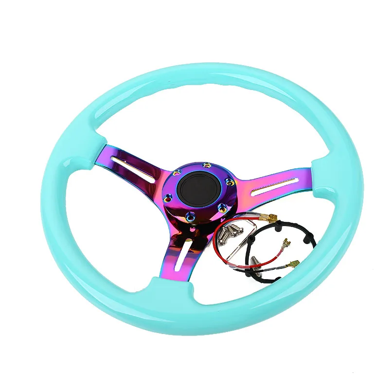 350mm 14inch Car Steering Wheel Deep dish Universal Auto Racing