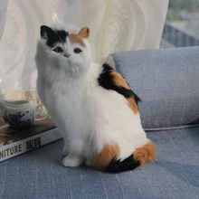 Best Offers Simulation Cat Animal Persian Cat Model Cat Doll Home Decoration Birthday Gift Children Toy Cat Car Decoration Best Offers Simulation Cat Animal Persian Cat Model Cat Doll Home Decoration Birthday Gift Children Toy Cat Car Decoration