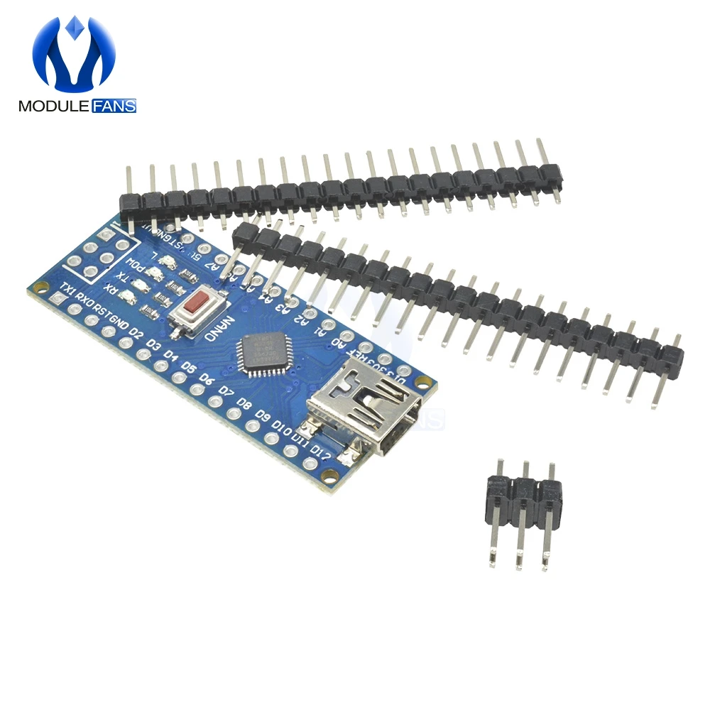 5 шт. CH340 ATmega328P плата контроллера совместима с Arduino Nano USB драйвер V3.0 ATmega328 Замена