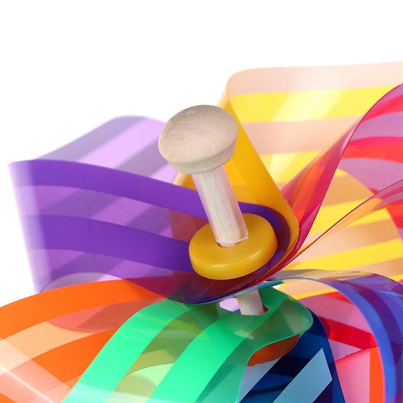 Вечерние ветряные мельницы ветер Spinner орнамент украшения для детских игрушек 1 шт. красивые Высокое качество 24 см дерево сад двор