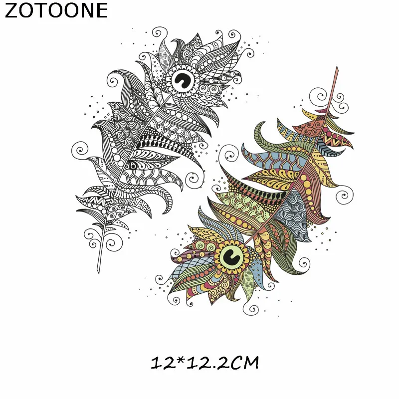 ZOTOONE красочные нашивки в виде животных Тигр бык-голова-патч железо на переводе для одежды футболки аксессуары аппликации теплопередача G - Цвет: ZT0465