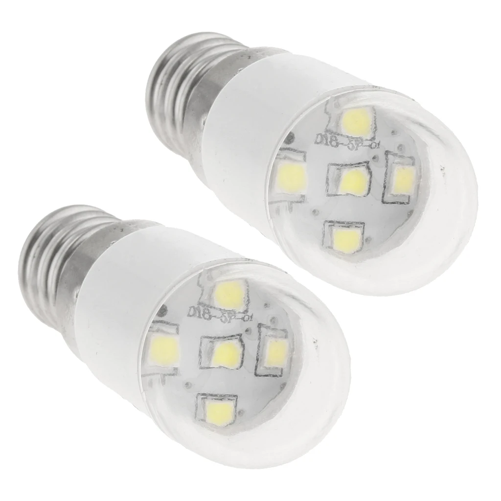 

2Pcs Screw Sewing Machine light Bulb LED Screw in Type 220V 0.7W Universal